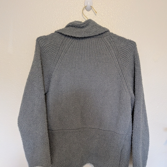 Barefoot Dreams Soft Gray Cardigan - Picture 6 of 7